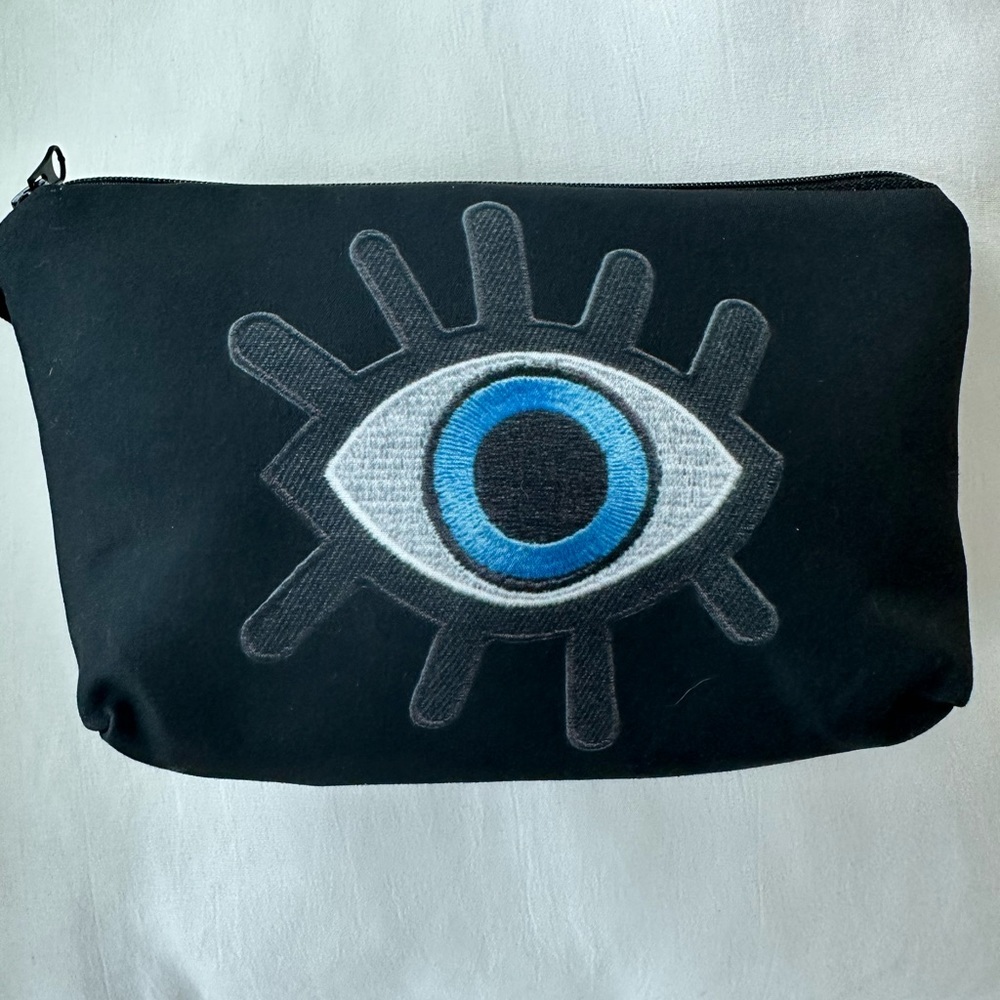 Evil Eye Zippered Make-Up Bag - Waterproof